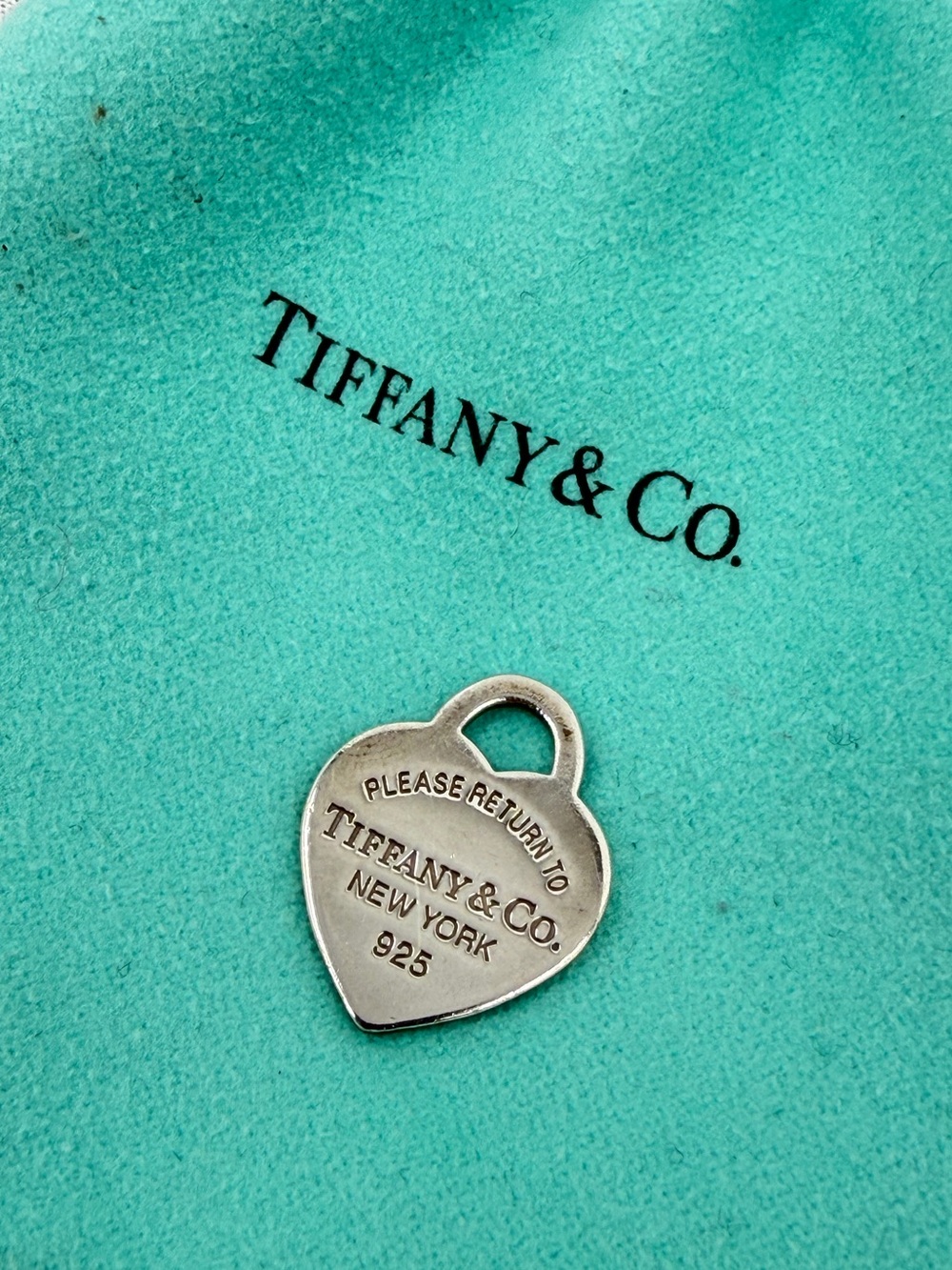 Tiffany & Co Return to Tiffany Heart Tag Pendant Necklace 925 Sterling Silver - Picture 9 of 13